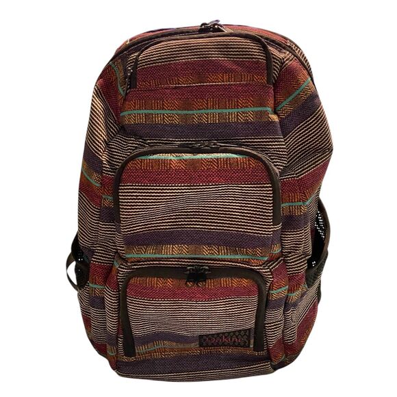 DAKINE Campus Backpack 6 Double Zippers Colorful Striped, Hike, Camp, School - Picture 1 of 11